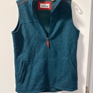 Orvis Blue Fleece Vest